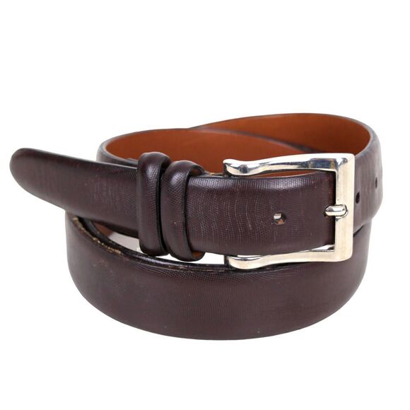 Trafalgar BROWN GENUINE LEATHER 1 1/8"Wd CASUAL DRESS MEN'S BELT Sz 40 (49M - Picture 2 of 16